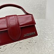 Bagsaaa Jacquemus Le Bambino leather mini red handbag - 18*6*7CM - 3