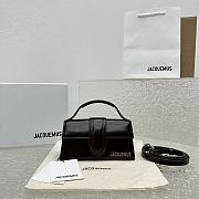 	 Bagsaaa Jacquemus Le Bambino leather mini dark brown patent leather - 18*6*7CM - 1