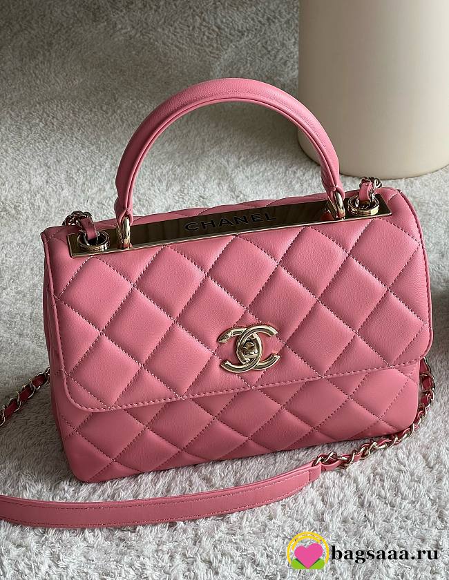 	 Bagsaaa Chanel Trendy CC 25cm In Pink - 1