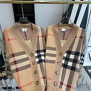 Bagsaaa Burberry Beige Check Cardigan - Archive Bei - 5