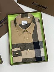 Bagsaaa Burberry Beige Slim Somerton Check Shirt - 3