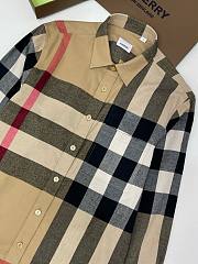 Bagsaaa Burberry Beige Slim Somerton Check Shirt - 5