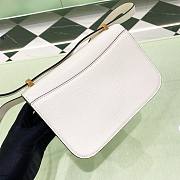 Bagsaaa Prada Embleme Saffiano shoulder bag in white - 6