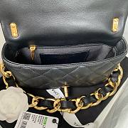 Bagsaaa Chanel Funky Town Small Flap Bag In Black - 17x21x6cm - 3