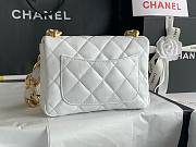 	 Bagsaaa Chanel Funky Town Small Flap Bag In White - 17x21x6cm - 3