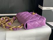 	 Bagsaaa Chanel Funky Town Small Flap Bag In Prruple - 17x21x6cm - 4