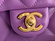 	 Bagsaaa Chanel Funky Town Small Flap Bag In Prruple - 17x21x6cm - 2