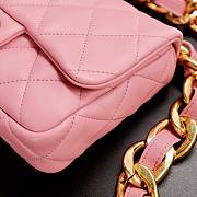 	 Bagsaaa Chanel Funky Town Small Flap Bag In Pink - 17x21x6cm - 6