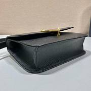 	 Bagsaaa Prada Embleme Saffiano shoulder bag in black - 22x15x6cm - 6