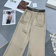 Bagsaaa Dior Silk Beige Pants - 3