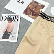 Bagsaaa Dior Silk Beige Pants - 4