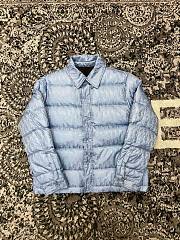 Bagsaaa Dior Oblique Down Jacket Blue Technical Jacquard 02 - 5