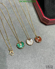 Bagsaaa Cartier Amulette De Cartier Malachite Diamond Necklace - 1