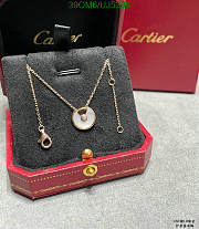 Bagsaaa Cartier Amulette De Cartier Malachite Diamond Necklace - 4