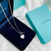 Bagsaaa Tiffany & Co Love Heart Tag Key Pendant Necklace - 5
