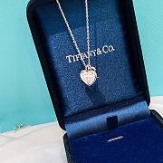 Bagsaaa Tiffany & Co Love Heart Tag Key Pendant Necklace - 2