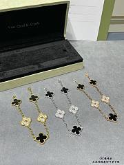 Bagsaaa Van Cleef & Arpel Alhambra Necklace Black With Diamond, 5 motifs - 1