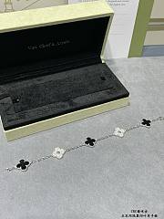 Bagsaaa Van Cleef & Arpel Alhambra Necklace Black With Diamond, 5 motifs - 3