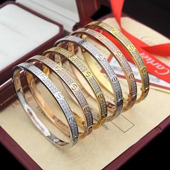 Bagsaaa Cartier Love, Diamond Bracelet