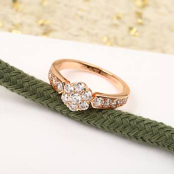 Bagsaaa Van Cleef & Arpel Flower Diamond Ring