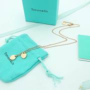 Bagsaaa Tiffany & Co Double Heart Necklace - 2