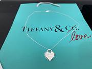 Bagsaaa Tiffany & Co. Return To Heart Enamel Border Taurus Engraved Silver Necklace 18