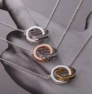 Bagsaaa Tiffany & Co Interlocking Circles Pendant Necklace - 6
