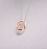 Bagsaaa Tiffany & Co Interlocking Circles Pendant Necklace - 3