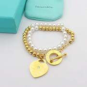 Bagsaaa Tiffany & Co Wrap Bead Bracelet with Pearls and a Diamond - 4