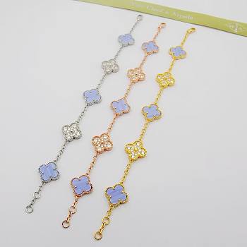 Bagsaaa Van Cleef & Arpel Alhambra, Paved Diamond Bracelet 