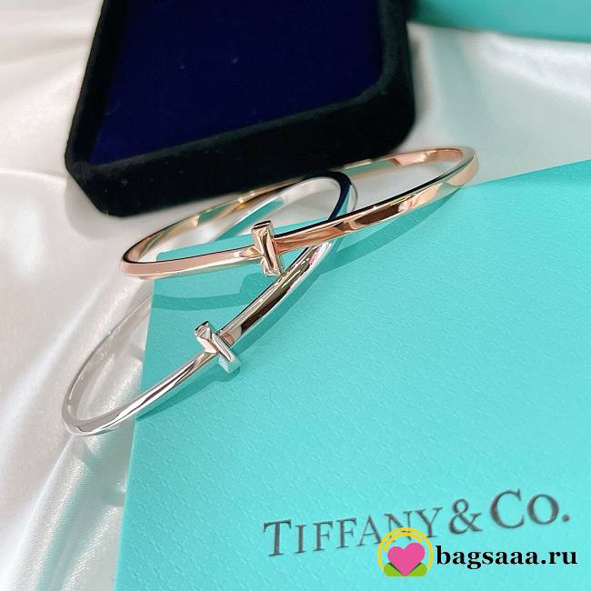 Bagsaaa Tiffany&Co Narrow Hinged Bangle - 1