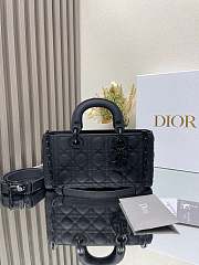 Bagsaaa Dior Lady D Joy Medium Matte Black - 1