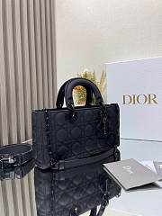 Bagsaaa Dior Lady D Joy Medium Matte Black - 4