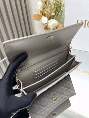 	 Bagsaaa Miss Dior Bag In Grey - 21x11.5x4.5cm - 2