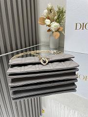 	 Bagsaaa Miss Dior Bag In Grey - 21x11.5x4.5cm - 5