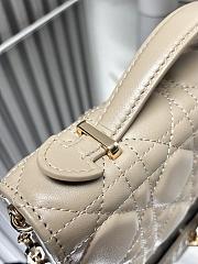 Bagsaaa Miss Dior Bag In Beige - 21x11.5x4.5cm - 4