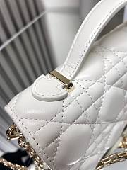 Bagsaaa Miss Dior Bag In White - 21x11.5x4.5cm - 3