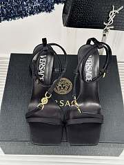 Bagsaaa Versace High Heels Sandals In Black - 1