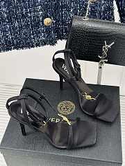 Bagsaaa Versace High Heels Sandals In Black - 3