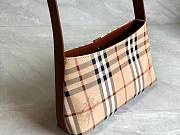 Bagsaaa Burberry Haymarrket Check Brown Shoulder Bag - 26*7*16cm - 5