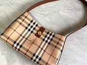 Bagsaaa Burberry Haymarrket Check Brown Shoulder Bag - 26*7*16cm - 3