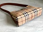 Bagsaaa Burberry Haymarrket Check Brown Shoulder Bag - 26*7*16cm - 2