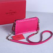 Bagsaaa Valentino Garavani Rockstud bag in calfskin pink - 21*12*6cm - 5
