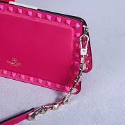 Bagsaaa Valentino Garavani Rockstud bag in calfskin pink - 21*12*6cm - 3