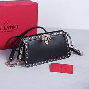 	 Bagsaaa Valentino Garavani Rockstud bag in calfskin black - 21*12*6cm - 4