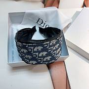 Bagsaaa Dior Oblique Jacquard Large Headband - 1