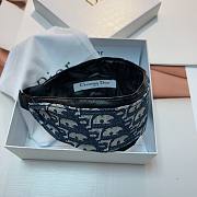 Bagsaaa Dior Oblique Jacquard Large Headband - 3