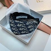 Bagsaaa Dior Oblique Jacquard Large Headband - 2