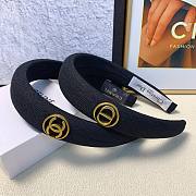 Bagsaaa Chanel & Dior Black Headband - 1