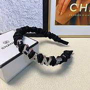 Bagsaaa Chanel Black Crystal Headband - 1
